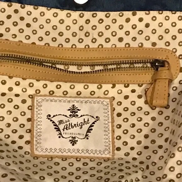 Miss Albright beaded navy handbag - Picture 7 of 14